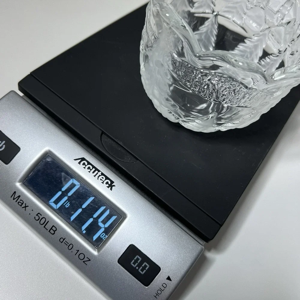 Mikasa Christmas Story Crystal Clear Glass‎ Votive/Tea Light Candle Holder